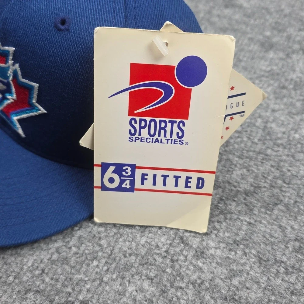 Vintage Toronto Blue Jays Hat YOUTH 6 3/4 Blue Sports Specialties NWT Fitted